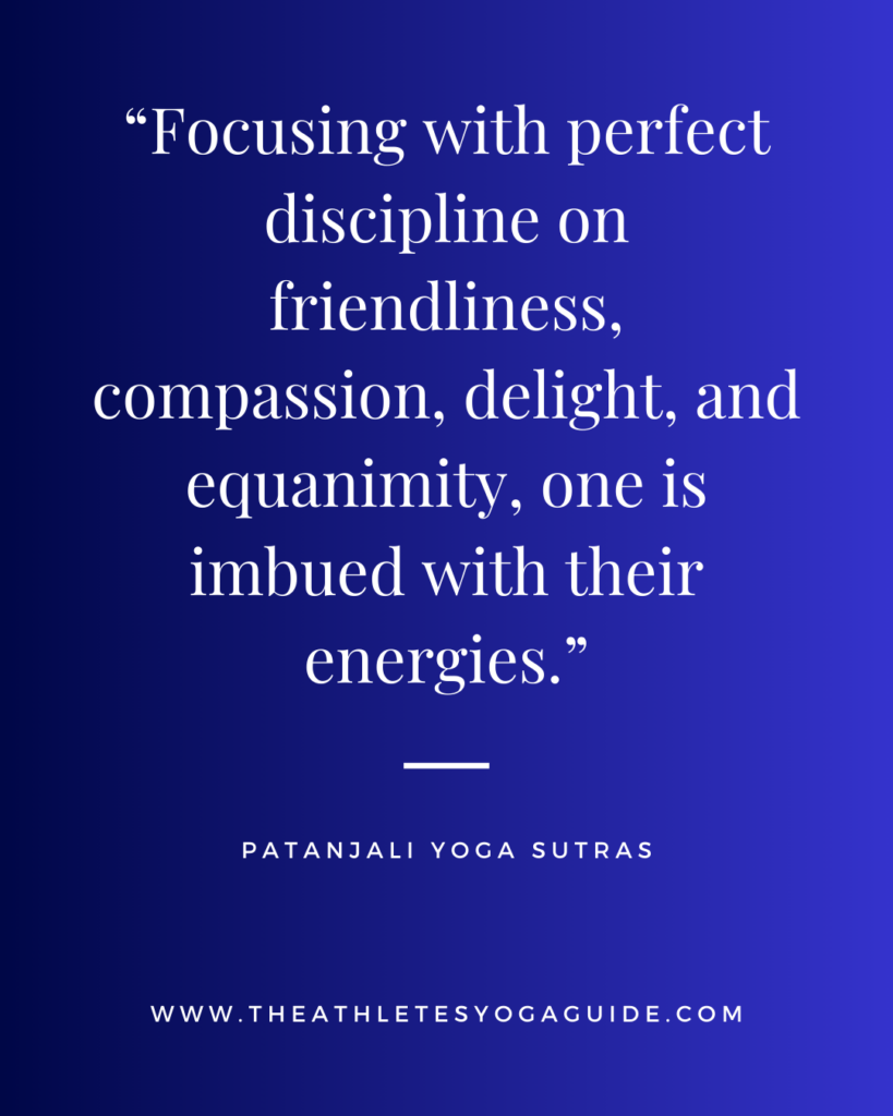 Image about focusing on friendliness, compassion, delight, and equanimity.