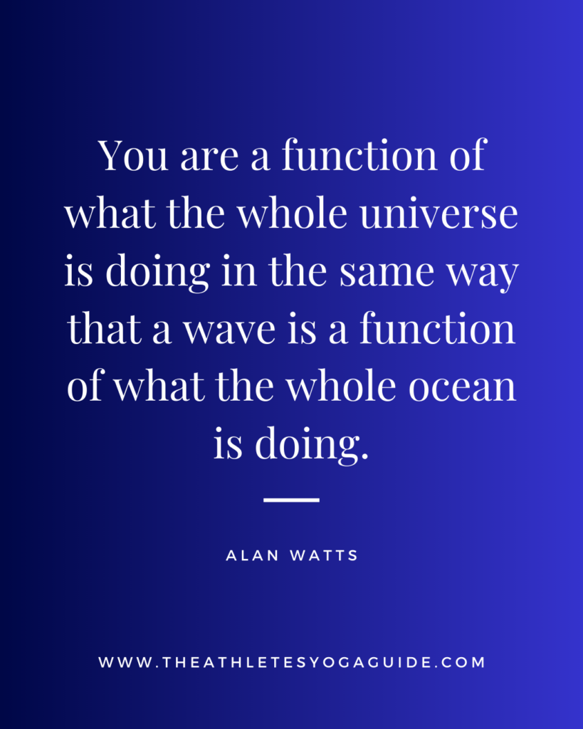 An image with a quote from Alan Watts